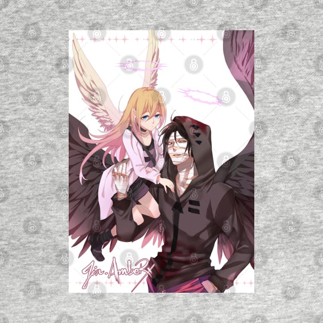 Angels of death series - zack and rachel by Amber Anime